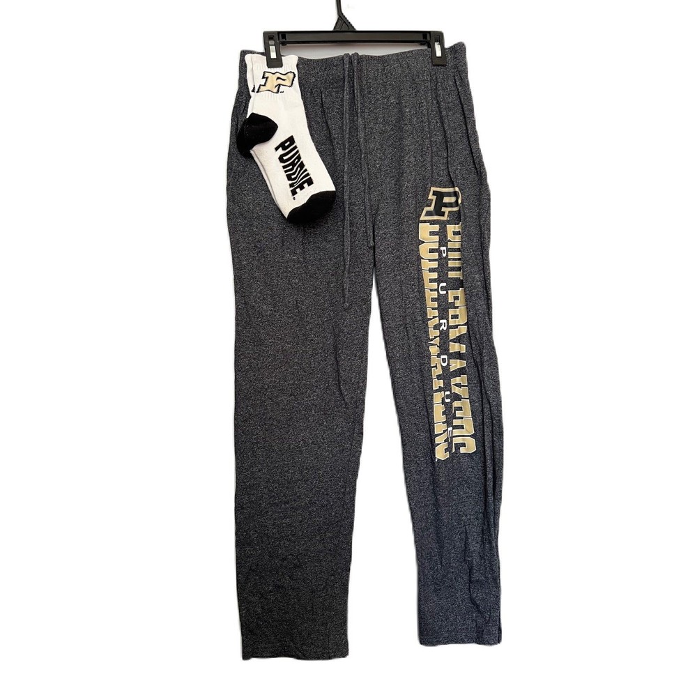 Purdue Boilermaker pajama pants and socks size M